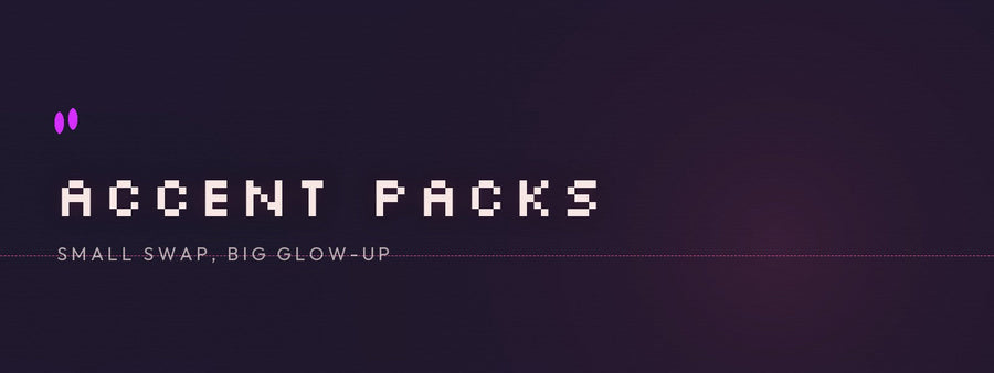 Accent Packs collection banner, Tappy Bunny Tech