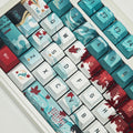 Close-up of the Dan Heng character keycap design, side-engraved detail