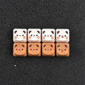 Bubu & Yier Keycap Accent Pack, 8-piece panda and bear PBT keycaps, MOA profile