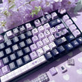 Grape Pixel keycaps, EOA profile option