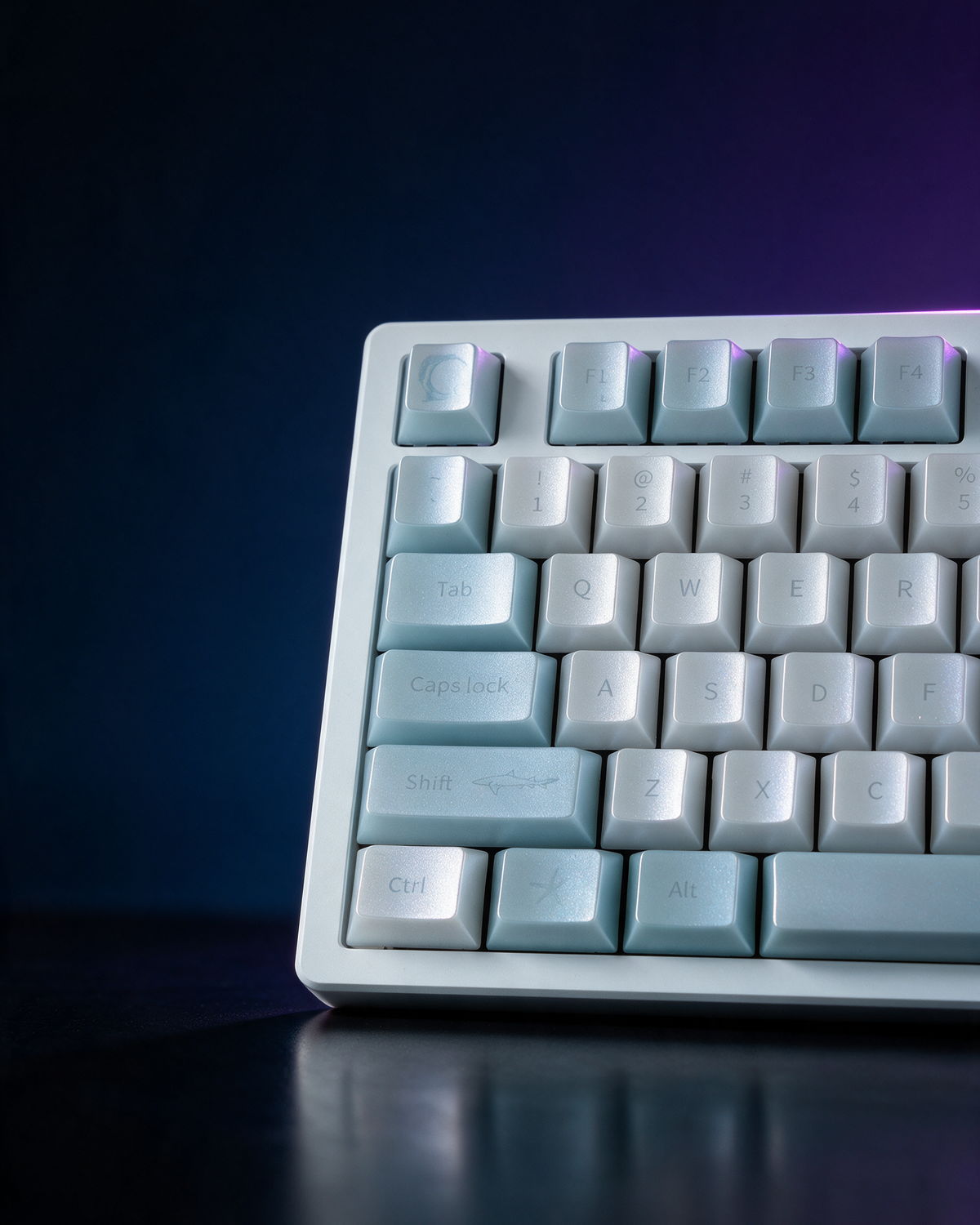 Glass Sea Keycap Set - 132pc PC