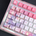 Cyrene Honkai Star Rail Keycap Set, full PBT keycap set, Cherry profile