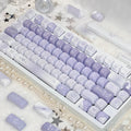 Close-up of the Moonlit Butterfly gradient purple finish
