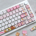 Full Bubu & Yier round keycap set laid out