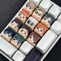 Jujutsu Kaisen Keycap Accent Pack, 11-piece anime character PBT keycaps, MOA profile