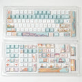 Close-up of the Frieren keycap detail