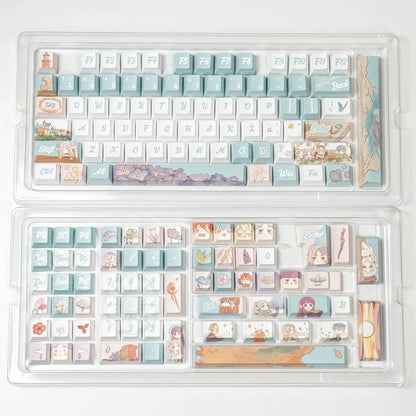 Frieren Keycaps Cherry Profile Cartoon Cute Q Version Anime Frieren: beyond Journey&
