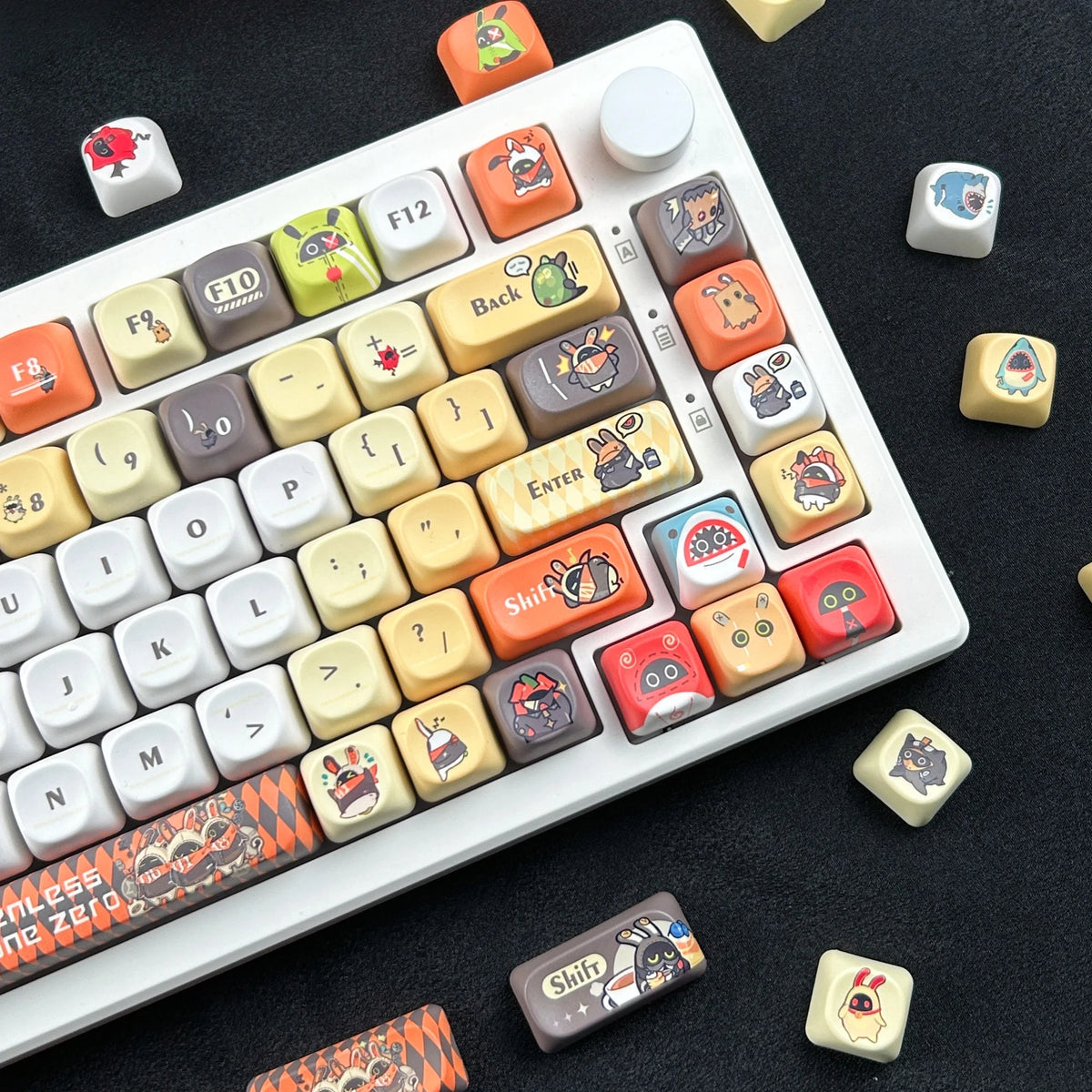 Close-up of the Bangboo character keycap design
