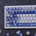Full Furina Genshin Impact keycap set laid out