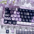 Full Grape Pixel 137-key set laid out