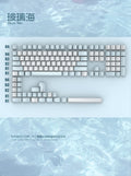 Full Glass Sea 132-key set laid out