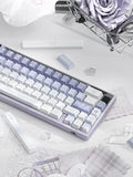 Moonlit Butterfly keycaps shown from a different angle