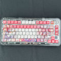 Cyrene keycaps shown from a different angle