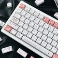 Sweet Bobo red and white colorway close-up