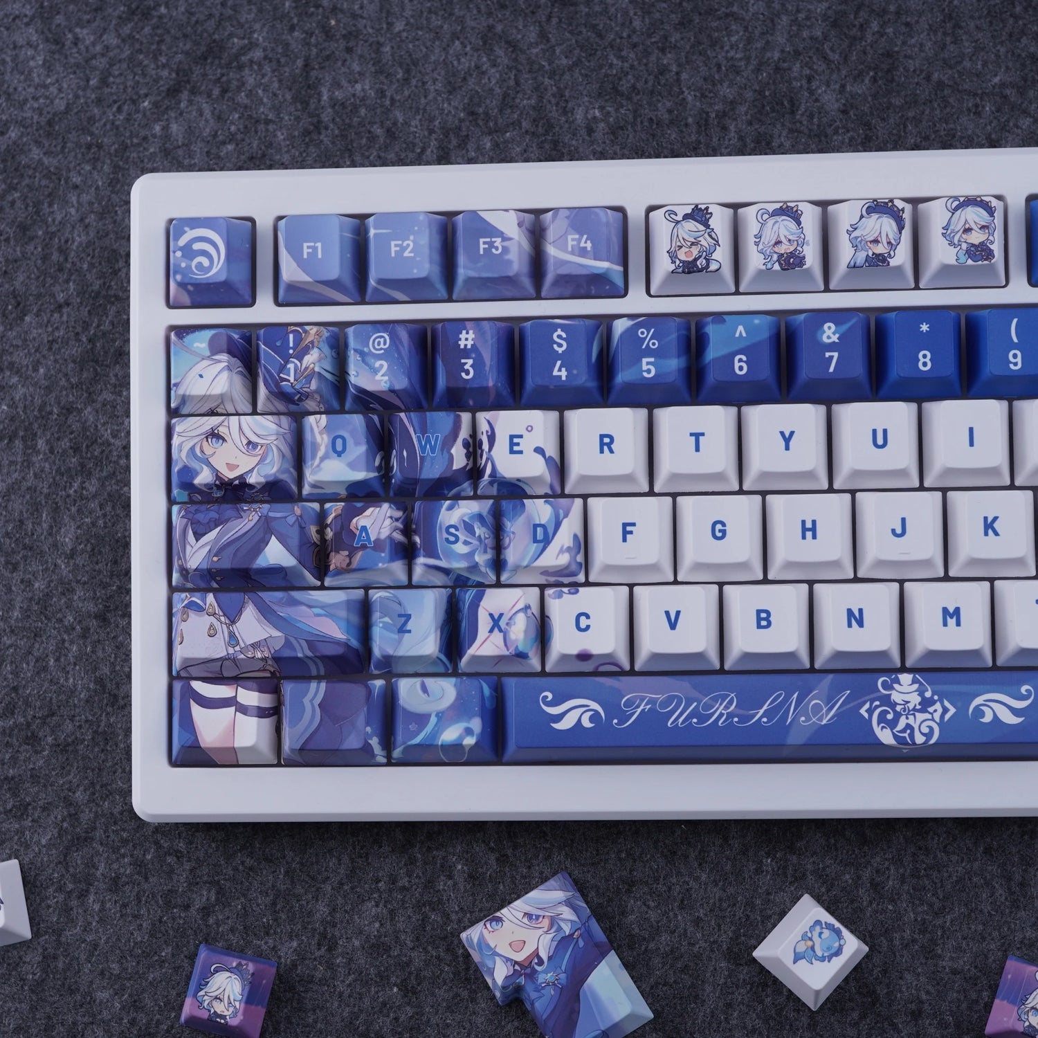 Furina Genshin Impact Keycap Set - PBT