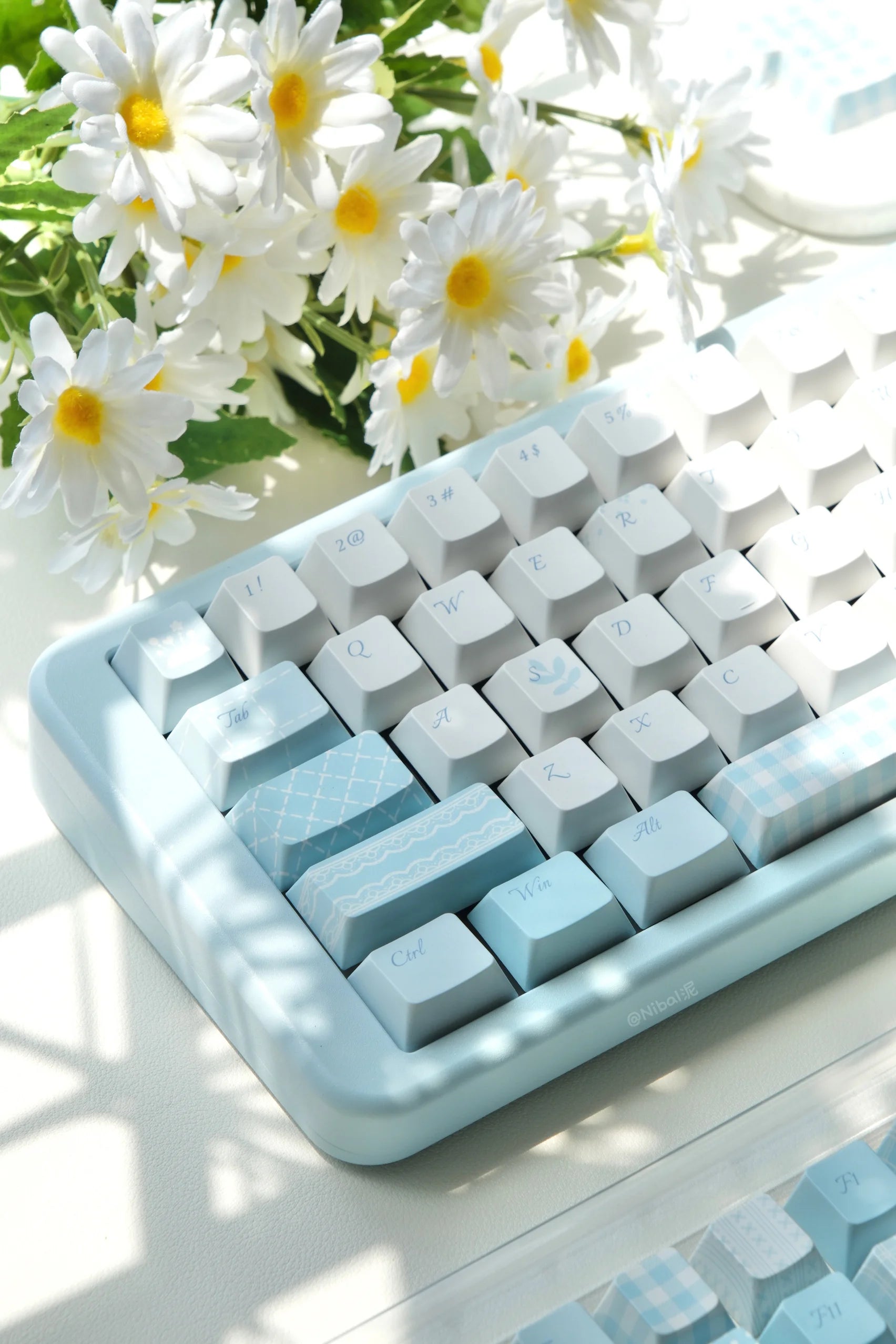Romance Poem Keycap Set - 139pc Blue PBT
