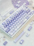 Close-up of the Moonlit Butterfly keycap detail