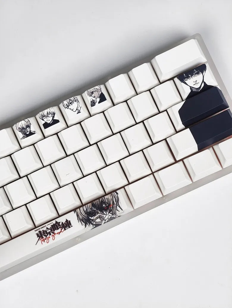 Kaneki Ken Tokyo Ghoul Keycap Set - 12pc PBT