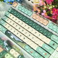 Full Trailhead 124-key set laid out in green PBT