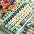Trailhead Keycap Set, 124-piece green PBT keycaps, MOA profile