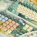 Full Trailhead 124-key set laid out in green PBT