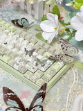 Full Bamboo & Butterfly keycap set laid out