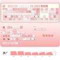 Strawberry Patch keycap set, top-down view
