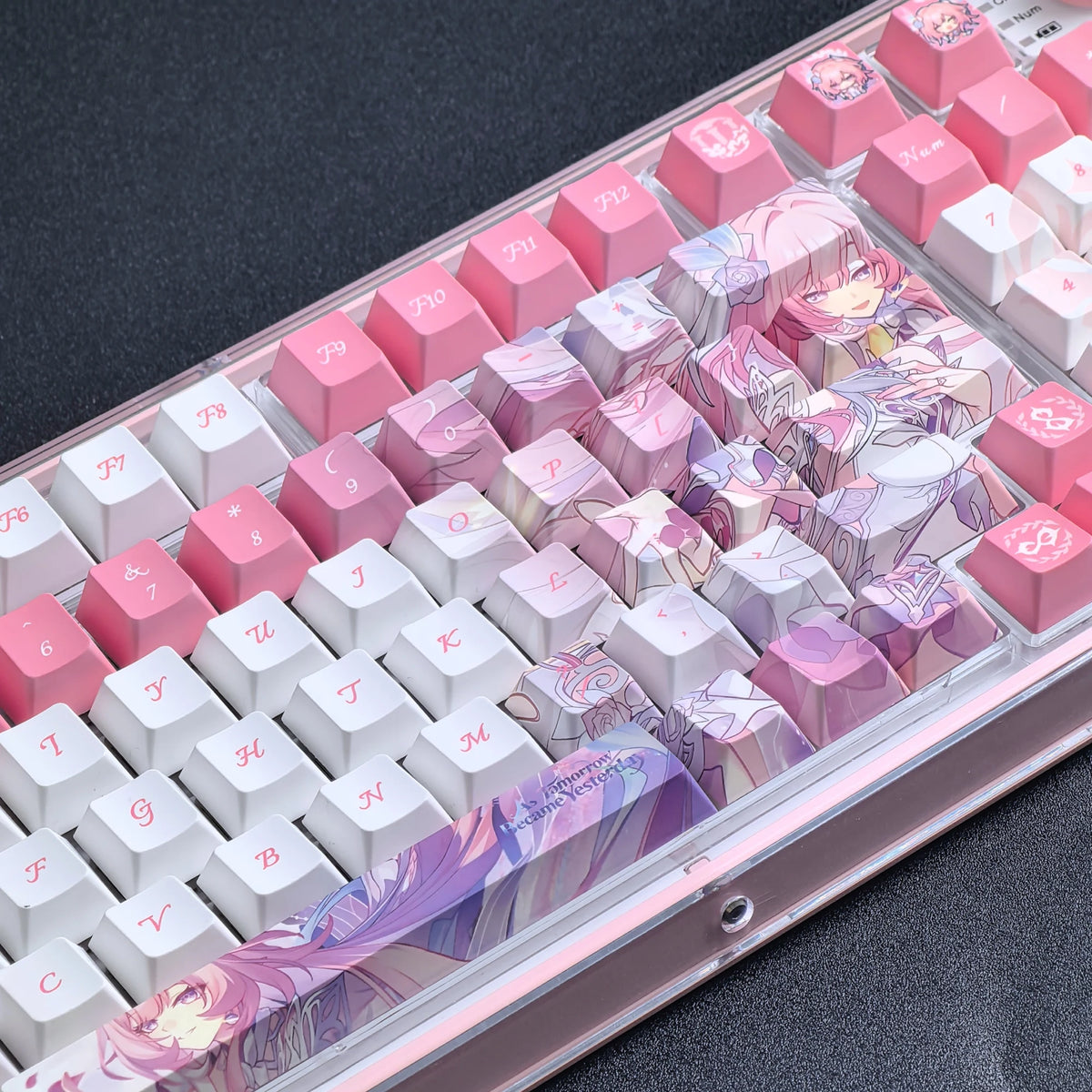 Cyrene PBT keycaps installed on a mechanical keyboard