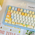 Mango Yogurt Bear keycaps, FOA profile option