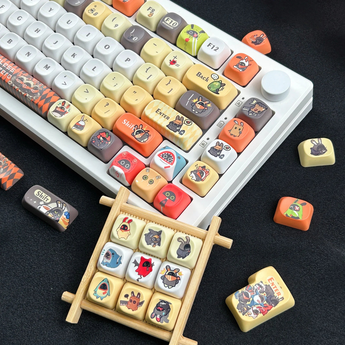 Full Bangboo Zenless Zone Zero keycap set laid out