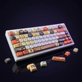 Bangboo Zenless Zone Zero Keycap Set - PBT on a dark violet-lit backdrop
